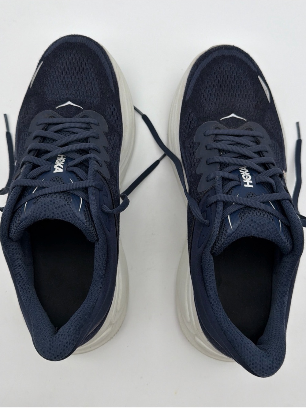 Hoka Mens Bondi 9 Running Shoes Blue Walking Gym Athletic Sneakers Size 10.5D - Picture 7 of 9